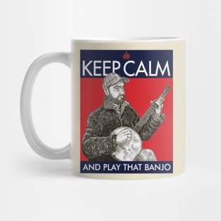 KEEP CALM AND PLAY BANJO Mug